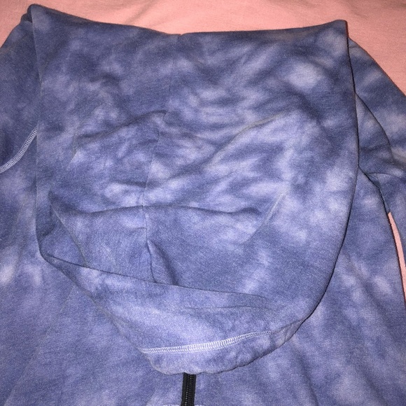 VS PINK | Zip Hoodie | Blue Tie Dye - Picture 2 of 6